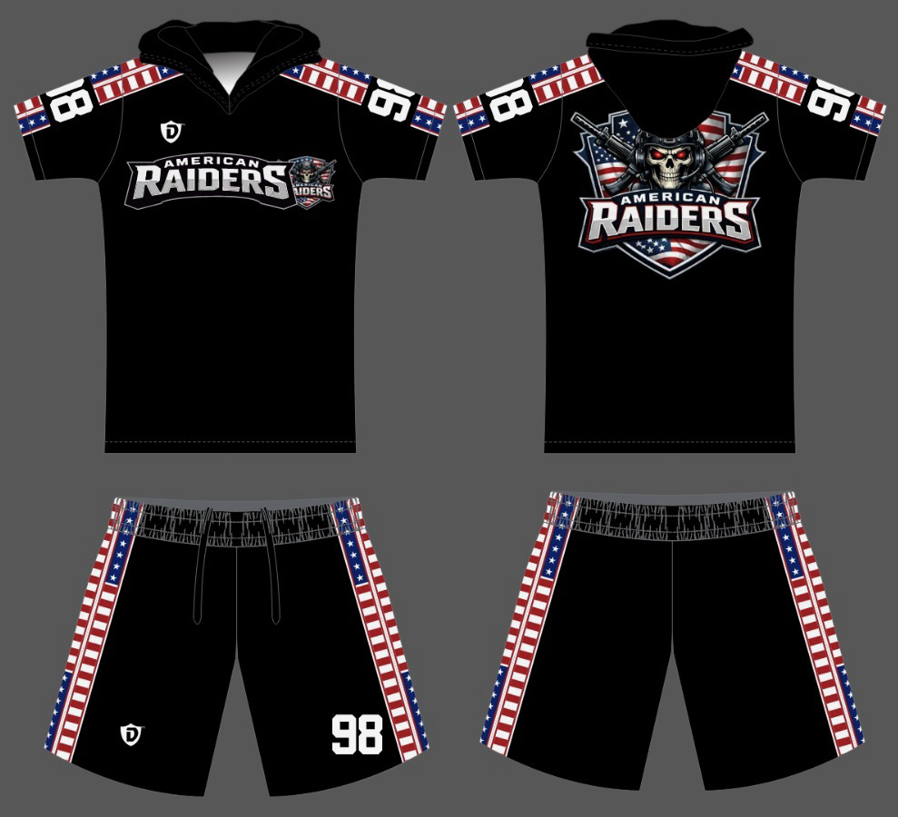 Black Polo & Shorts Set