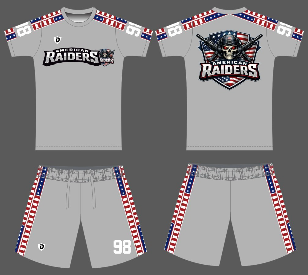 Gray Polo & Shorts Set