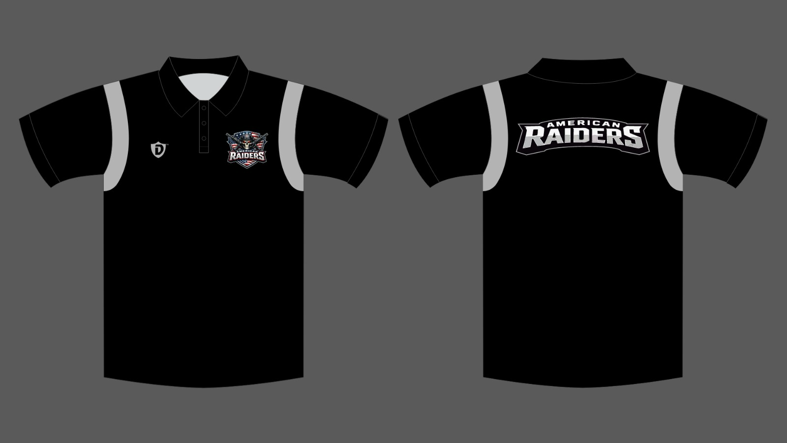 Black Team Polo